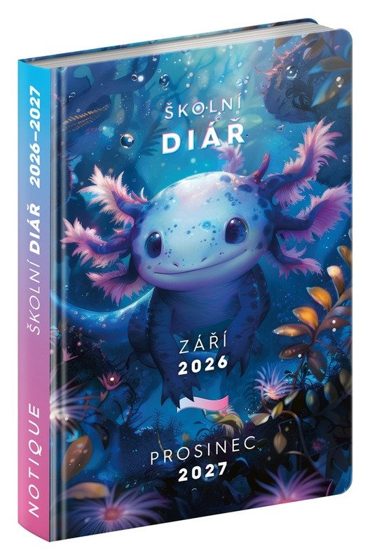 ŠKOLNÍ DIÁŘ AXOLOTI 2025-2026