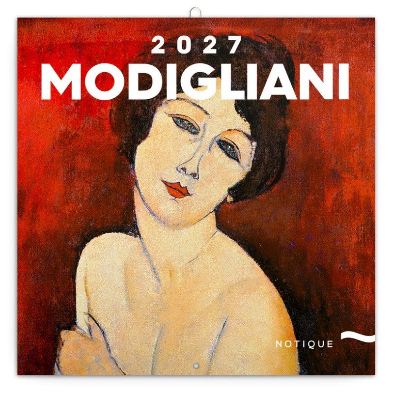 Obálka knihy KALENDÁŘ 2027 POZNÁMKOVÝ MODIGLIANI od autora <br>