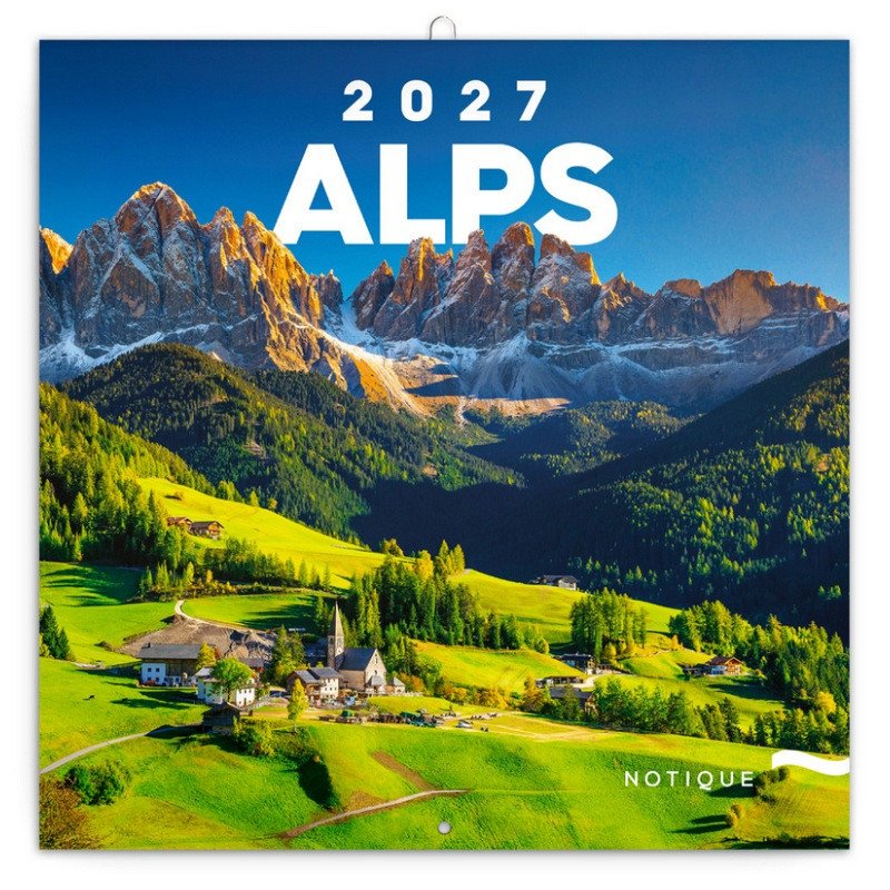 ALPY 2027 KALENDÁŘ NÁSTĚNNÝ