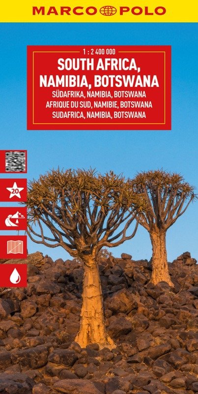 JIŽNÍ AFRIKA, NAMIBIE, BOTSWANA 1:2,4M /