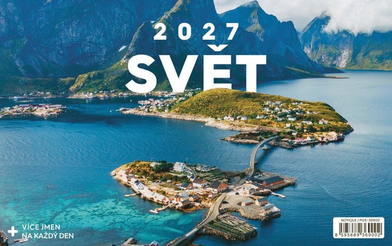 SVĚT 2027 KALENDÁŘ STOLNÍ