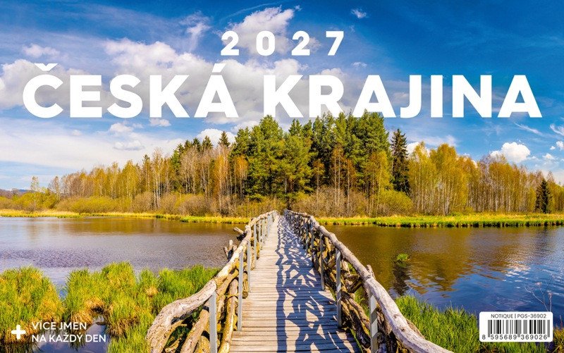 ČESKÁ KRAJINA 2027 KALENDÁŘ STOLNÍ