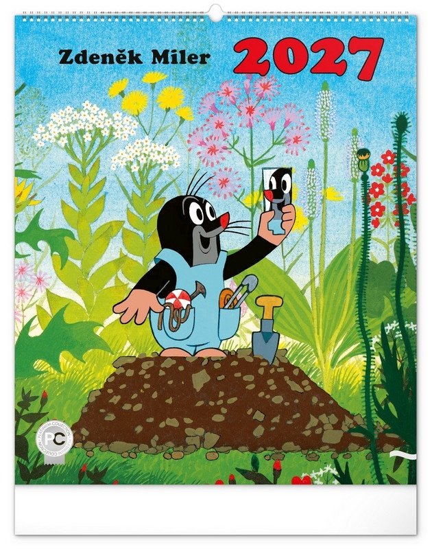 KRTEČEK 2027 KALENDÁŘ NÁSTĚNNÝ