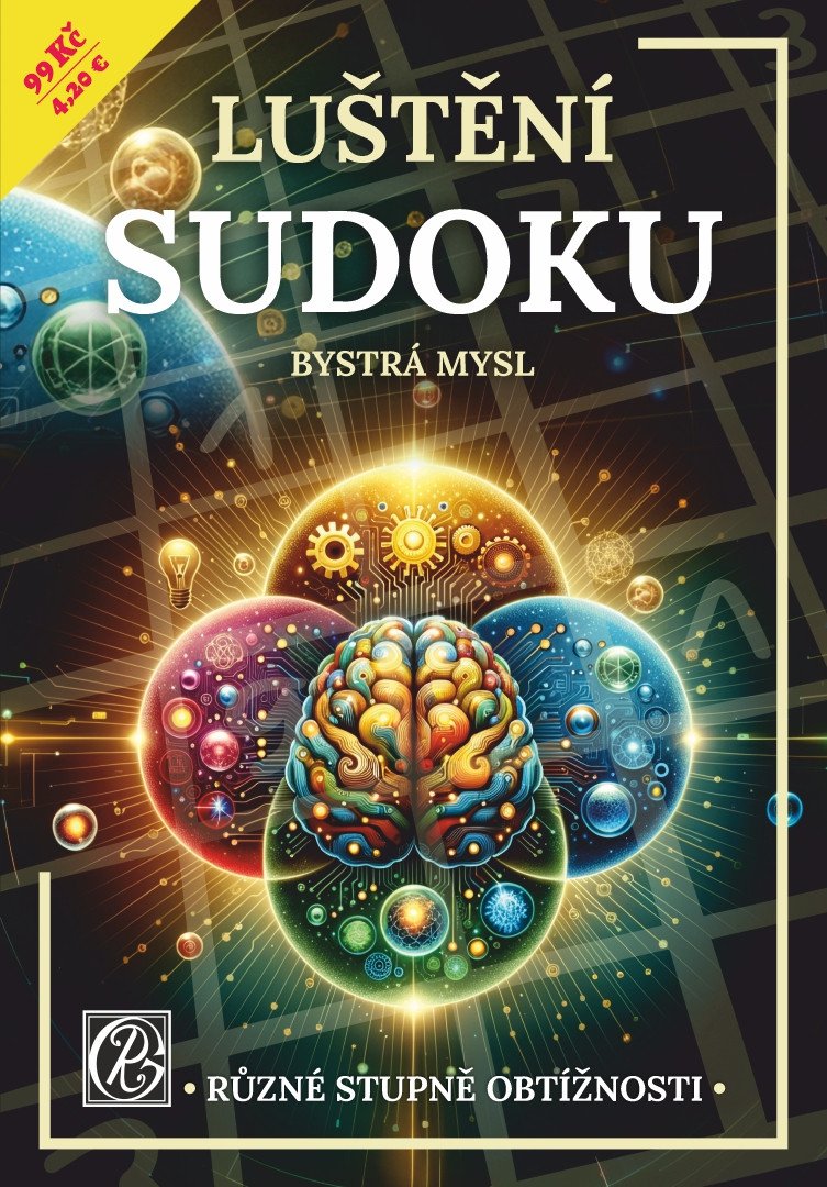 Obálka knihy LUŠTĚNÍ SUDOKU BYSTRÁ MYSL od autora <br>