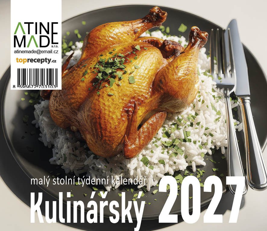 KALENDÁŘ 2027 KULINÁŘSKÝ, MALÝ STOLNÍ, T