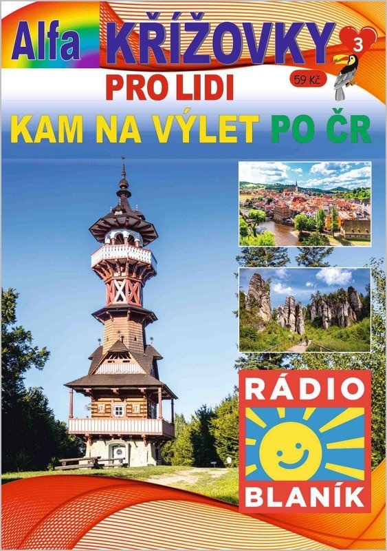 Obálka knihy KŘÍŽOVKY PRO LIDI 3/2026 KAM NA VÝLET PO ČR od autora <br>