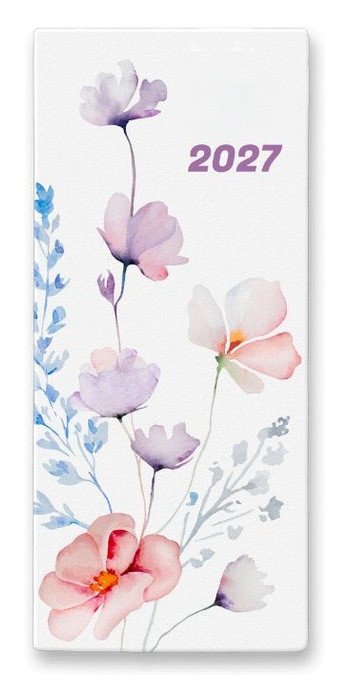 Obálka knihy DIÁŘ 2027 MĚSÍČNÍ FLOWERS od autora <br>