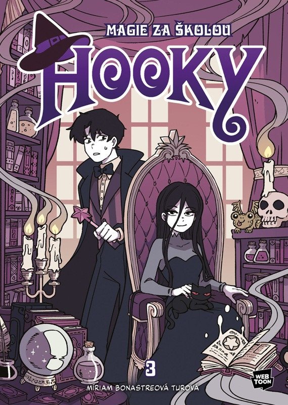 Obálka knihy HOOKY - MAGIE ZA ŠKOLOU 3 od autora Bonastreová Turová Míriam