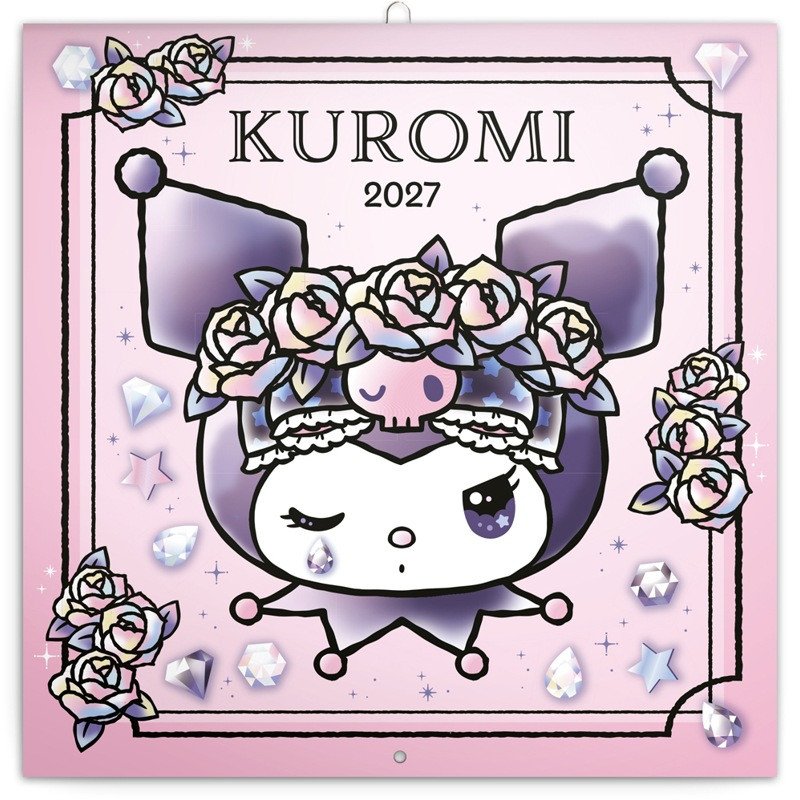 KUROMI 2027 KALENDÁŘ NÁSTĚNNÝ