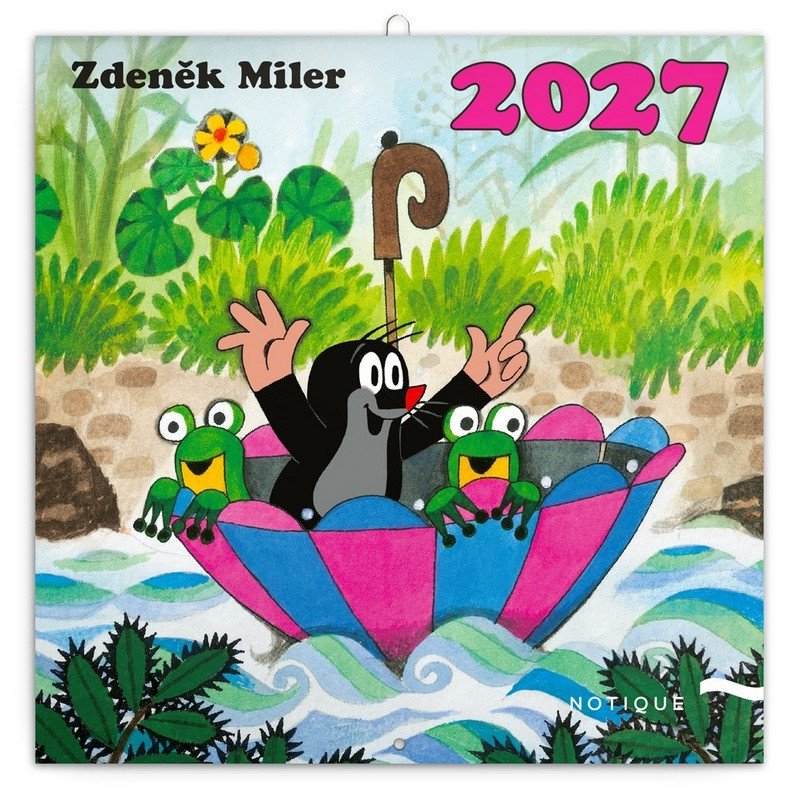2027 KRTEČEK NÁSTĚNNÝ POZNÁMKOVÝ