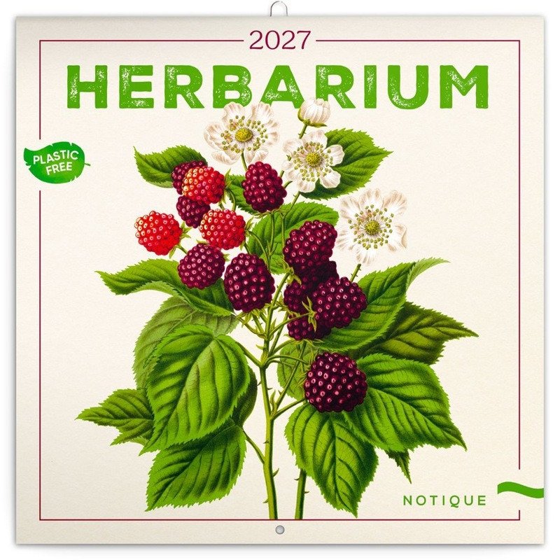 Obálka knihy KALENDÁŘ 2027 POZNÁMKOVÝ HERBÁŘ od autora <br>