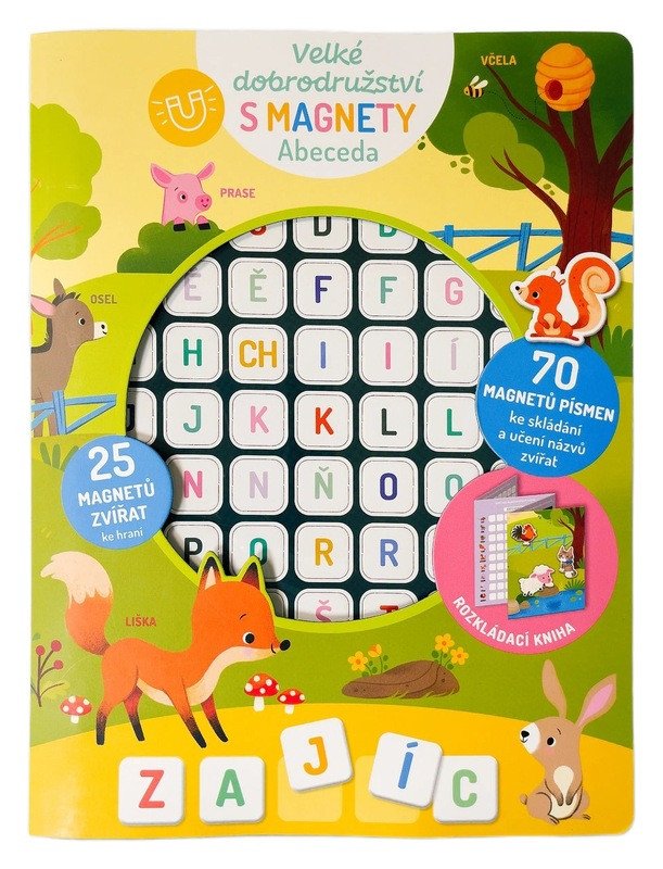 VELKÉ DOBRODRUŽSTVÍ S MAGNETY ABECEDA