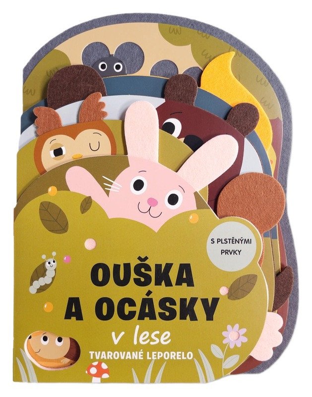 OUŠKA A OCÁSKY V LESE TVAROVANÉ LEPORELO