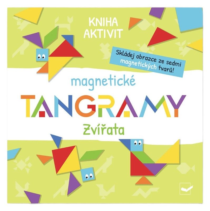 KNIHA AKTIVIT MAGNETICKÉ TANGRAMY ZVÍŘAT