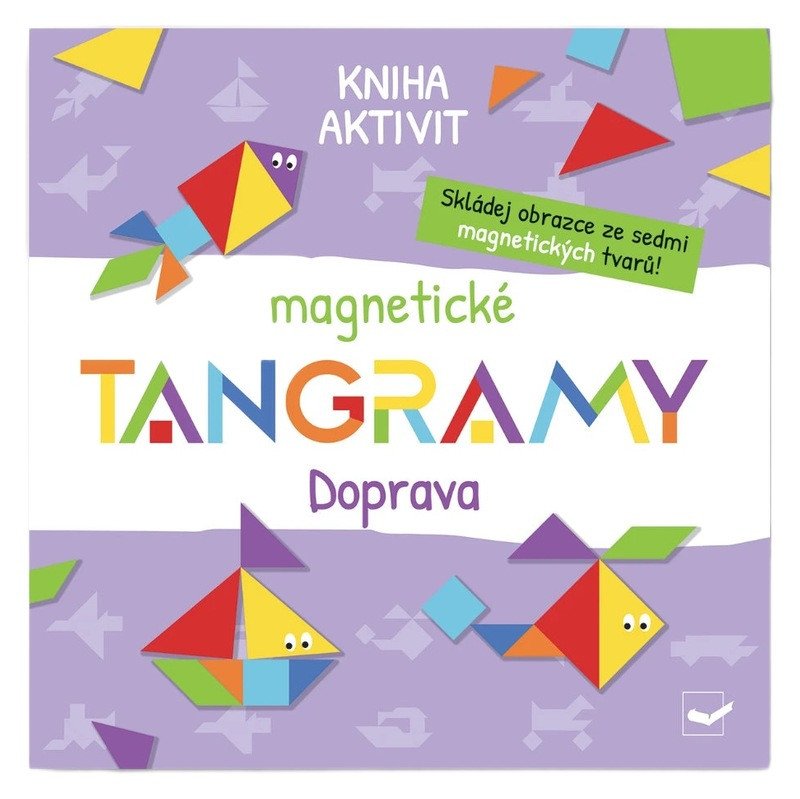 KNIHA AKTIVIT MAGNETICKÉ TANGRAMY DOPRAV