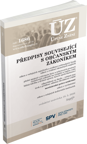 ÚZ 1686 PŘEDPISY SOUVISEJÍCÍ S OZ K 18/5/26