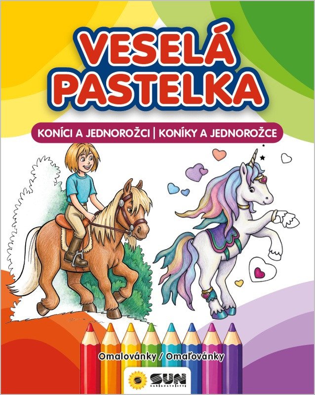 VESELÁ PASTELKA KONÍCI A JEDNOROŽCI