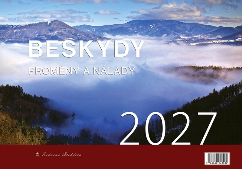 BESKYDY 2027 - PROMĚNY A NÁLADY KALENDÁŘ NÁSTĚNNÝ
