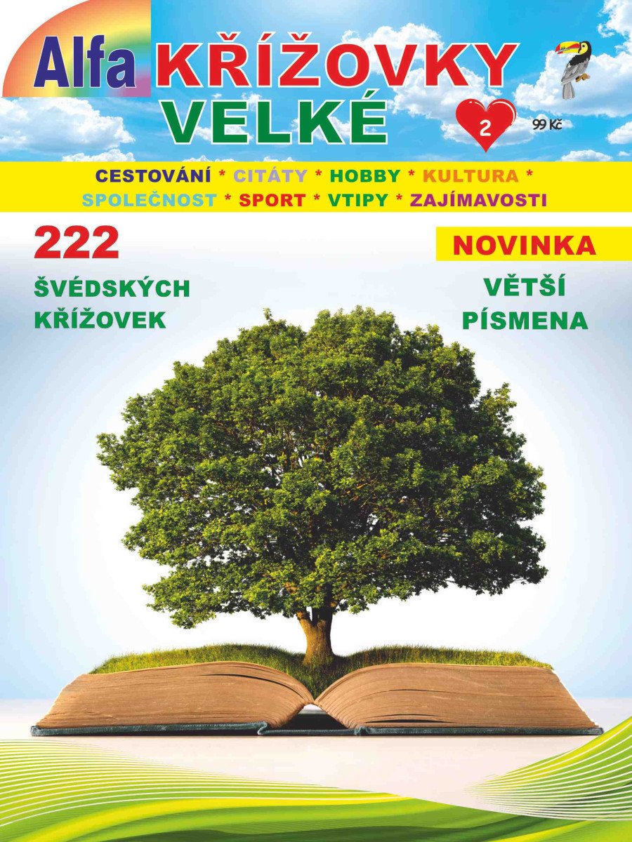 Obálka knihy KŘÍŽOVKY VELKÉ 2/2026 od autora <br>
