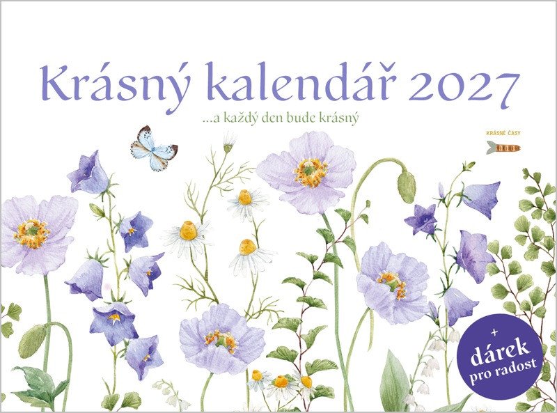 Obálka knihy KRÁSNÝ KALENDÁŘ 2027 + DÁREK MALÁ KNIHA CITÁTŮ od autora Staňková Pavla