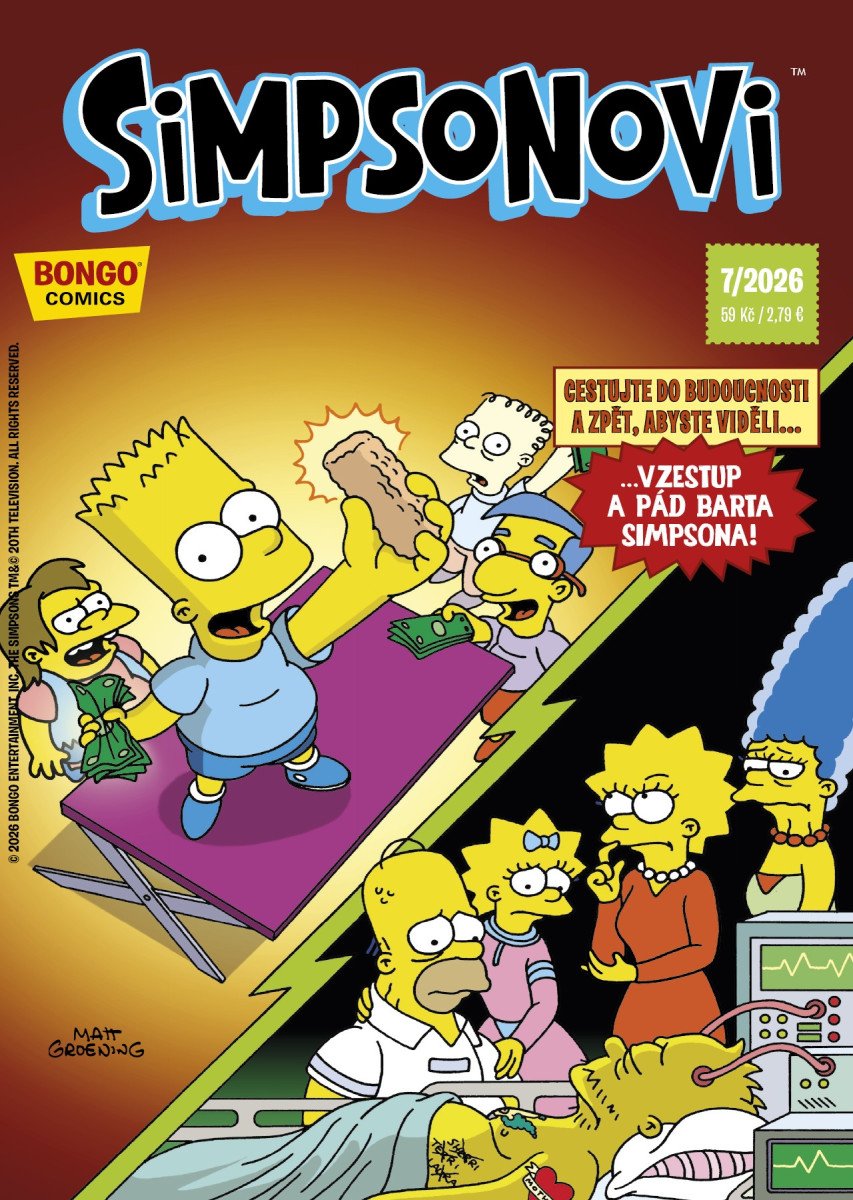 Obálka knihy SIMPSONOVI 7/2026 od autora <br>