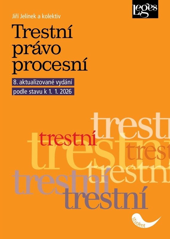 Obálka knihy TRESTNÍ PRÁVO PROCESNÍ (8. VYDÁNÍ) od autora Fenyk, Císařová, Gřivna