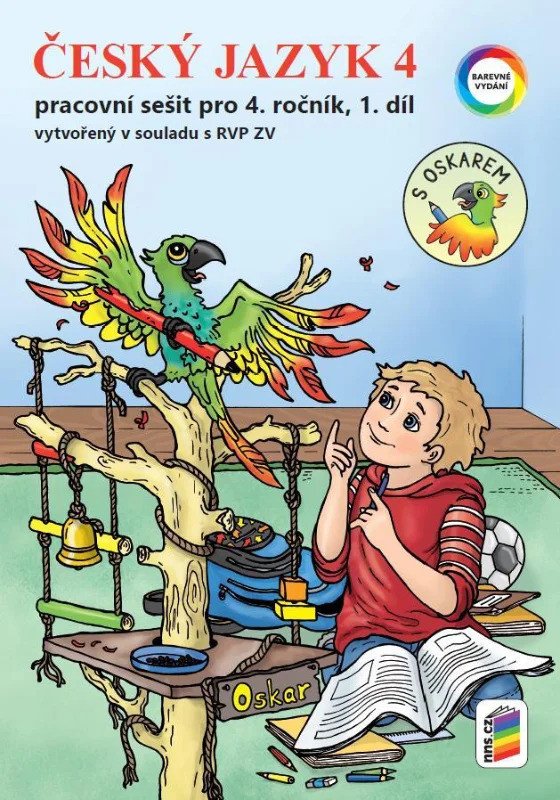 Obálka knihy ČESKÝ JAZYK 4 PS 1. DÍL S OSKAREM (4-51) od autora Bičanová,  Doležalová