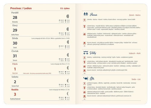 LUNÁRNÍ DIÁŘ 2027 TÝDENNÍ B6
