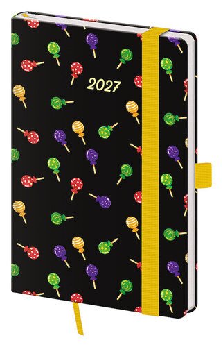 2027 DIÁŘ VARIO LOLLIPOP KAPESNÍ S GUMIČKOU A POUTKEM