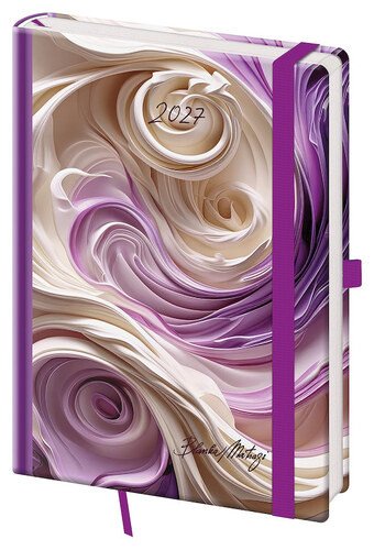 DIÁŘ 2027 DENNÍ A5 VARIO MATRAGI VIOLET S GUMIČKOU