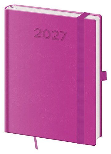 DIÁŘ 2027 DENNÍ B6 PRINT POP FIALOVÝ