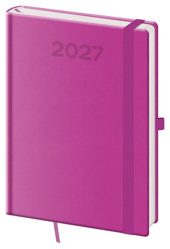 DIÁŘ 2027 DENNÍ A5 PRINT POP FIALOVÝ