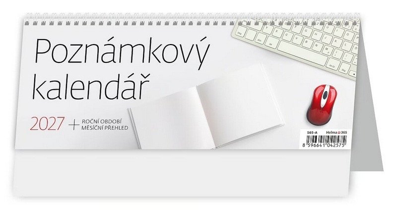 Obálka knihy KALENDÁŘ STOLNÍ 2027 POZNÁMKOVÝ od autora <br>