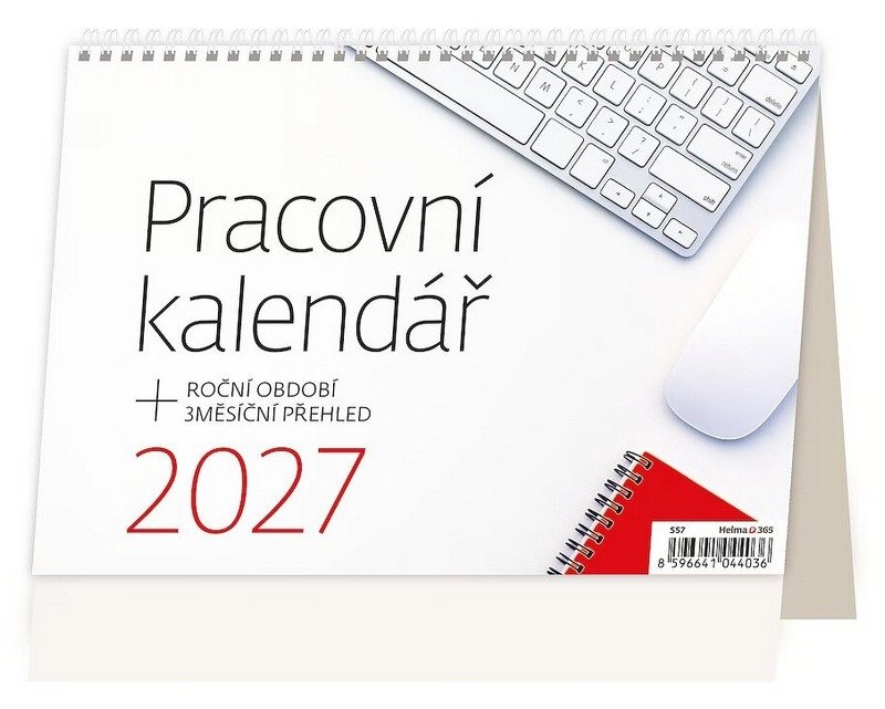 Obálka knihy PRACOVNÍ KALENDÁŘ 2027 STOLNÍ od autora <br>