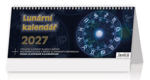 Obálka knihy LUNÁRNÍ KALENDÁŘ 2027 STOLNÍ KALENDÁŘ od autora <br>
