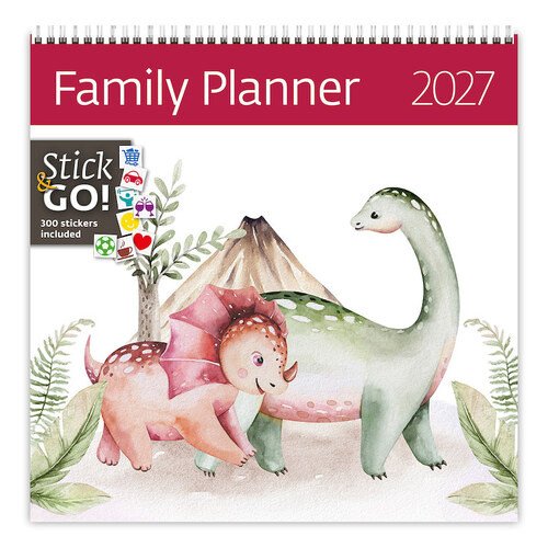 NÁSTĚNNÝ KALENDÁŘ 2027 FAMILY PLANNER
