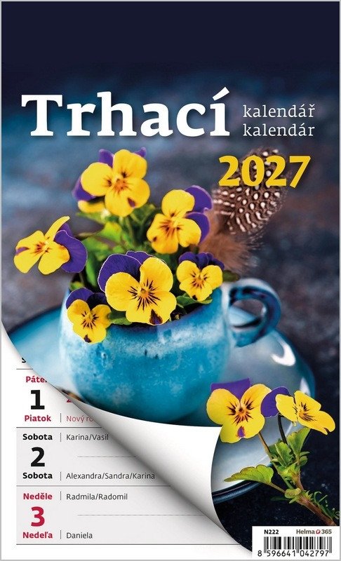 Obálka knihy KALENDÁŘ NÁSTĚNNÝ 2027 TRHACÍ A5 od autora <br>