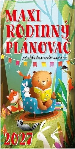2027 MAXI RODINNÝ PLÁNOVAČ NÁSTĚNNÝ