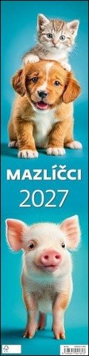 NÁSTĚNNÝ KALENDÁŘ 2027 VÁUANKA MAZLÍČCI
