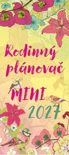 2027 MINI RODINNÝ PLÁNOVAČ NÁSTĚNNÝ