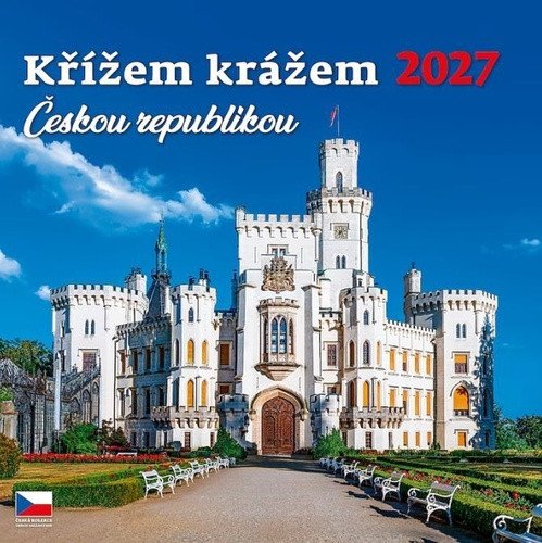 2027 KŘÍŽEM KRÁŽEM ČR NÁSTĚNNÝ