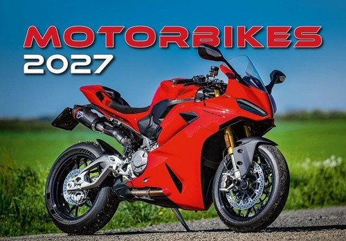 Obálka knihy MOTORBIKES 2027 KALENDÁŘ NÁSTĚNNÝ od autora <br>