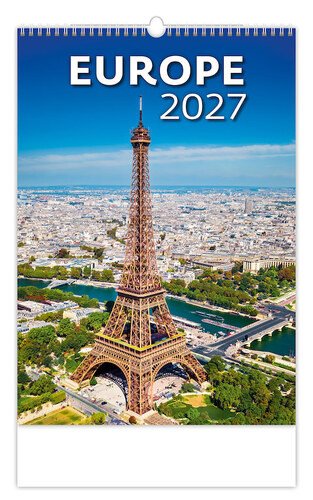 NÁSTĚNNÝ KALENDÁŘ 2027 EUROPE