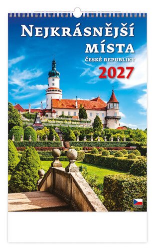 NÁSTĚNNÝ KALENDÁŘ 2027 NEJKRÁSNĚJŠÍ MÍSTA ČESKÉ REPUBLIKY