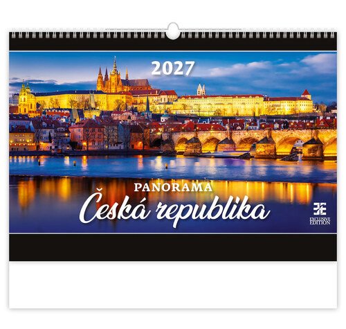 NÁSTĚNNÝ KALENDÁŘ 2027 PANORAMA ČESKÁ REPUBLIKA