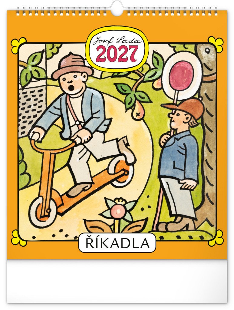 2027 JOSEF LADA ŘÍKADLA NÁSTĚNNÝ