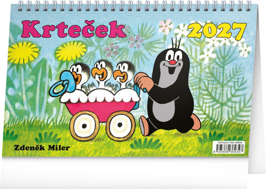Obálka knihy KRTEČEK 2027 KALENDÁŘ STOLNÍ od autora <br>