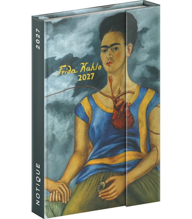 2027 DIÁŘ FRIDA KAHLO MAGNETICKÝ TÝDENNÍ