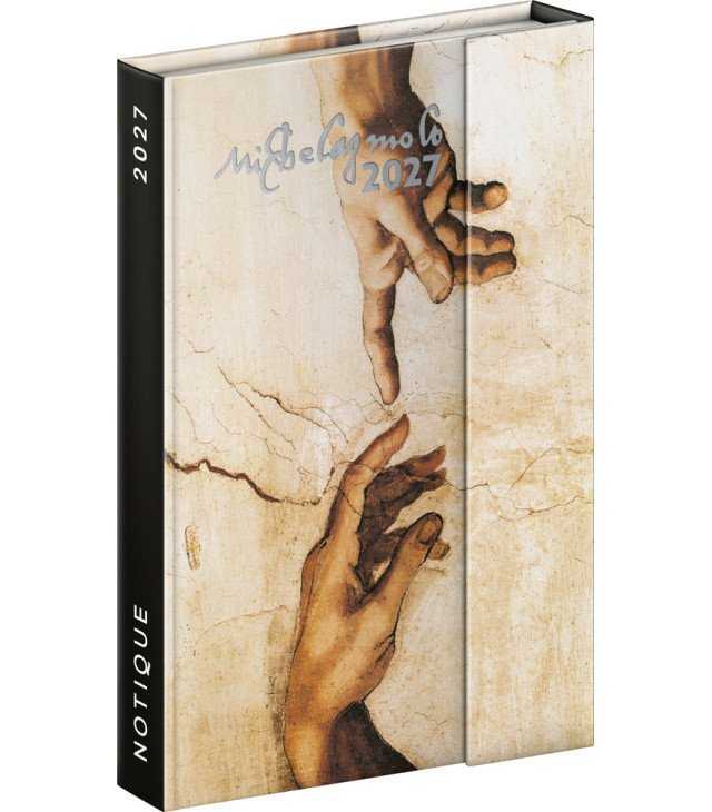 Obálka knihy DIÁŘ 2027: MICHELANGELO - TÝDENNÍ, MAGNETICKÝ od autora <br>