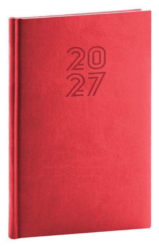 DIÁŘ 2027 TÝDENNÍ APRINT ČERVENÝ
